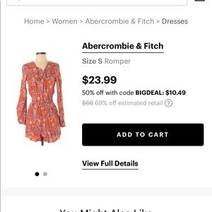 Abercrombie and Fitch Fall Romper